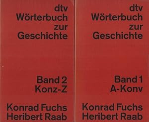 Bild des Verkufers fr dtv-Wrterbuch zur Geschichte. 2 Bnde. Bd. 1., A - Konv ; Bd. 2., Konz - Z. zum Verkauf von Schrmann und Kiewning GbR