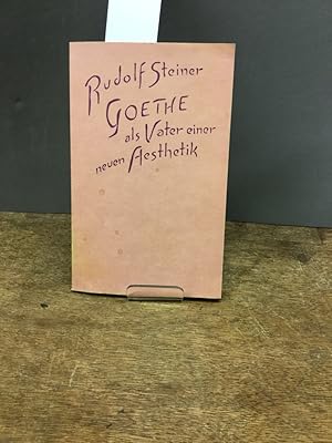 Seller image for Goethe als Vater einer neuen sthetik : Autoreferat e. Vortrages am 9. November 1888 im Wiener Goethe-Verein; ber das Komische und seinen Zusammenhang mit Kunst und Leben : Aufsatz aus d. Nachlass um 1890 / 91. [Hrsg. von d. Rudolf Steiner-Nachlassverwaltung, Dornach/Schweiz] for sale by Kepler-Buchversand Huong Bach