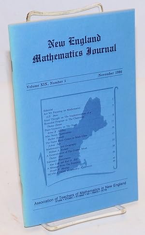 New England Mathematics Journal: vol. 19, #1, November 1986