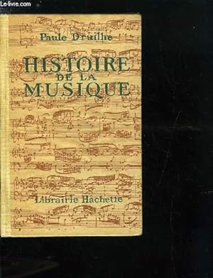 Bild des Verkufers fr HISTOIRE DE LA MUSIQUE zum Verkauf von Le-Livre