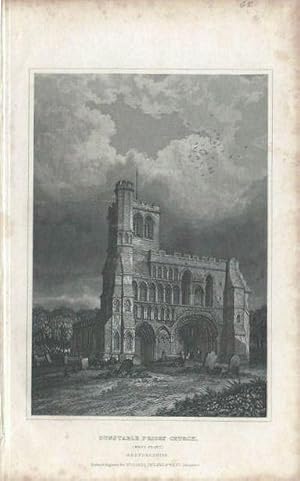 Seller image for Bedfordshire. Dunstable Church for sale by theoldmapman