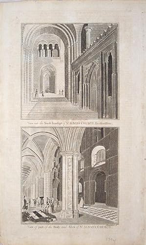 Seller image for Hertfordshire. St. Alban's Church Transept and Nave with a disinterment for sale by theoldmapman