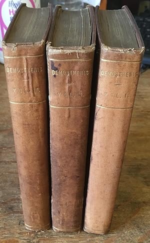 Demosthenis Orationes ex Recensione Guilielmi Dindorfii (Three Volumes)