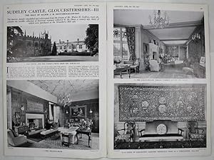 Original Issue of Country Life Magazine Dated December 7th 1940, with a Main Feature on Sudeley C...