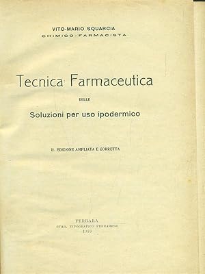 Image du vendeur pour Tecnica Farmaceutica mis en vente par Librodifaccia