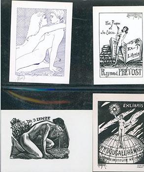 Image du vendeur pour A Collection of over 70 semi-erotic original Ex Libris bookplates for - and/or collected - by Mario de Filippis mis en vente par Wittenborn Art Books