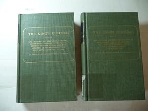 Seller image for THE KING'S CUSTOMS (2 Volumes) Volume I: An Account of Maritime Revenue & Contraband Traffic *in England, Scotland, & Ireland, from the Earliest Times to the Year 1800. Volume II: From 1801 to 1855 (2 BCHER) for sale by Gebrauchtbcherlogistik  H.J. Lauterbach