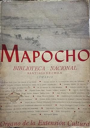 Mapocho Año II. Tomo II N°1. 1964 Director Guillermo Felù Cruz.