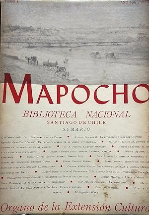 Mapocho Año II. Tomo II N°1. 1964 Director Guillermo Felù Cruz.