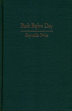 Seller image for Back before Day for sale by Good Books In The Woods