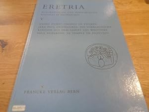 Image du vendeur pour Eretria V. Ausgrabungen und Forschungen. Die vorklassische Keramik aus dem Gebiet des Westtors mis en vente par suspiratio - online bcherstube