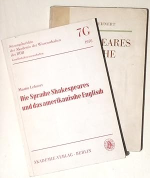 Die Sprache Shakespeares und das amerikanische English. - (+1 Titel mehr)