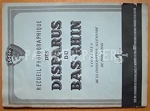 Recueil Photographique des Disparus du Bas-Rhin. 2 Volumes.