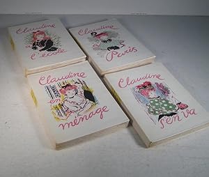 Claudine à l'école. Claudine à Paris. Claudine en ménage. Claudine s'en va. 4 Volumes