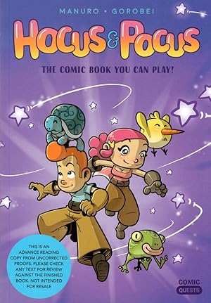 Bild des Verkufers fr Hocus & Pocus The Comic Book You Can Play [Uncorrected Proofs] zum Verkauf von Kayleighbug Books, IOBA