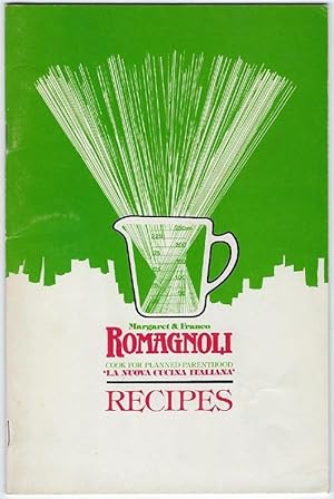 Imagen del vendedor de Romagnoli Cooks For Planned Parenthood 'La Nuova Cucina Italiana' March 10-11-12 1981 a la venta por cookbookjj