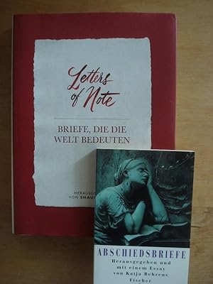Seller image for Letters of Note - Briefe, die die Welt bedeuten for sale by Antiquariat Birgit Gerl