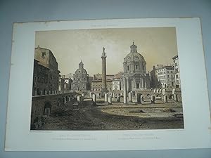 Imagen del vendedor de Rom, Piazza e Colonna Trajana, Benoist-Ciceri-Charpentier, anno a la venta por Hammelburger Antiquariat