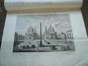 Rome-Franzetti Agapito, collection of 36 engraved views, imp.fol