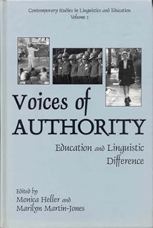 Imagen del vendedor de Voices of Authority: Education and Linguistic Difference a la venta por Bookmarc's