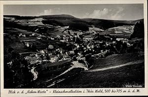 Seller image for Ansichtskarte / Postkarte Kleinschmalkalden Floh Seligenthal Thringen, Panorama vom Ort, Blick v. d. Hohen Warte for sale by akpool GmbH