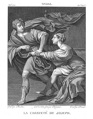 La chasteté de Joseph [Joseph et la femme de Putiphar]. GALERIE DU MUSÉE NAPOLÉON - Nº 152 de la ...