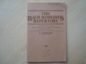 Imagen del vendedor de The Bach Remedies Repertory: A Supplementary Guide to the Use of herbal Remedies Discovered By Edward Bach a la venta por The Book Tree