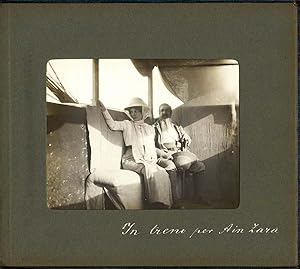 Libia. Colonialismo italiano. Album fotografico originale con venti fotografie vintage alla gelat...
