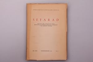 SEFARAD - XXXI/1971. Revista del instituto arias montano de estudios hebraicos y oriente próximo