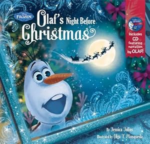 Seller image for Frozen Olaf's Night Before Christmas Book & CD (Hardback or Cased Book) for sale by BargainBookStores