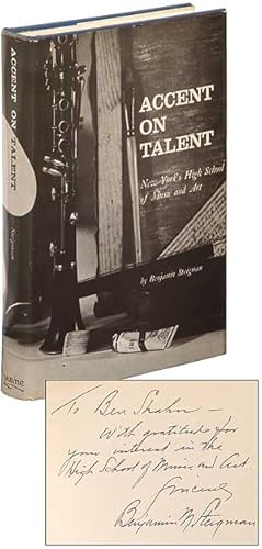 Seller image for Accent on Talent: New York's High School of Music and Art for sale by Between the Covers-Rare Books, Inc. ABAA