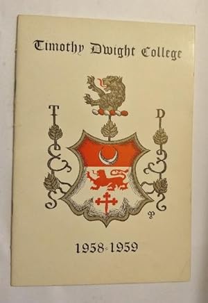 Immagine del venditore per Timothy Dwight College 1958-1959 venduto da Antiquarian Bookshop