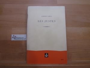 Immagine del venditore per Les Justes : Pice en 5 actes. Albert Camus. Ed. et ann. par Paul Schmidt, avec une prface de Richard Thieberger venduto da Antiquariat im Kaiserviertel | Wimbauer Buchversand