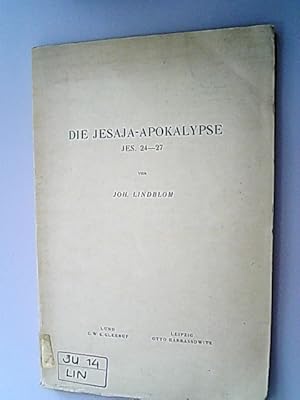 Image du vendeur pour Die Jesaja-Apokalypse. Jes. 24-27. mis en vente par Antiquariat Bookfarm