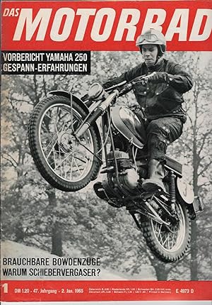 Das Motorrad. Januar 1965 - Dezember 1965. 26 Hefte - kompletter Zeitschriftenjahrgang.