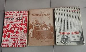 TABULA RASA PRIMA SERIE - rassegna critica di vita contemporanea fascicoli 1-2-3 del 1956, Roma, ...