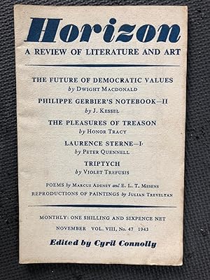Horizon; Review of Literature and Art, Vol. VIII, no. 47, November 1943