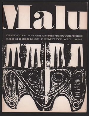 Bild des Verkufers fr Malu: openwork boards of the Tshuosh tribe zum Verkauf von Ken Sanders Rare Books, ABAA