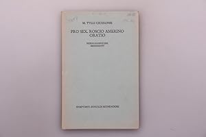 Seller image for PRO SEX. ROSCIO AMERINO ORATIO. for sale by INFINIBU KG