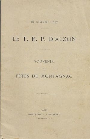 SOUVENIR DES FÊTES DE MONTAGNAC . 16 Novembre 1897