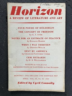 Horizon; Review of Literature and Art, Vol. IX, no. 52, April 1944