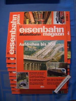 Bild des Verkufers fr Konvolut aus 11 Heften: Eisenbahn-Modellbahn-Magazin 2001. Heft 1-4, Heft 6-12. zum Verkauf von Antiquariat BehnkeBuch