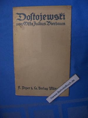 Bild des Verkufers fr Dostojewski. zum Verkauf von Antiquariat BehnkeBuch