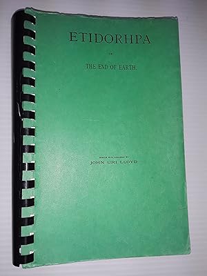 Bild des Verkufers fr Etidorhpa or The End Of The Earth zum Verkauf von Black and Read Books, Music & Games