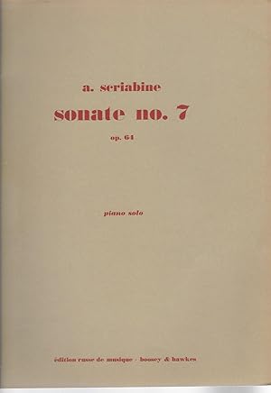 Bild des Verkufers fr Sonate No. 7. zum Verkauf von Versandantiquariat Boller