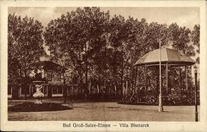 Bild des Verkufers fr Ansichtskarte / Postkarte Salzelmen Schnebeck an der Elbe, Villa Bismarck, Pavillon zum Verkauf von akpool GmbH