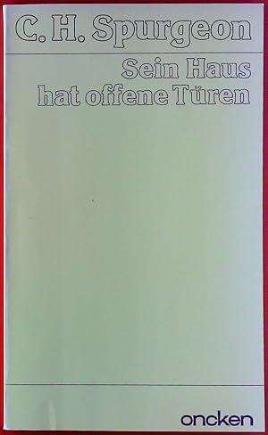 Image du vendeur pour Sein Haus hat offene Tren mis en vente par biblion2