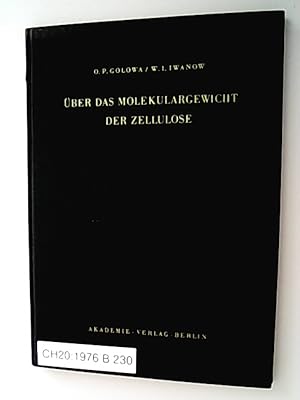 Seller image for ber das Molekulargewicht der Zellulose. for sale by Antiquariat Bookfarm