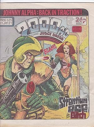 Image du vendeur pour 2000AD WEEKLY PROG 505(17TH JANUARY 1987): COMIC mis en vente par TARPAULIN BOOKS AND COMICS