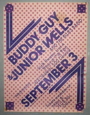 Seller image for Buddy Guy & Junior Wells Concert poster; for sale by BOOKS & THINGS